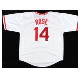 Pete Rose Signed Jersey (Beckett)