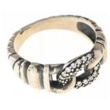 Sterling Silver Ring - Swarovski Elements - Foreve