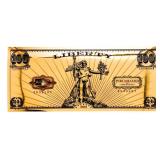 24KT Gold Foil LIBERTY 100 Milligrams Collectible