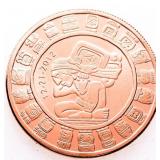 .999 Fine Copper Round 1 oz. - Mayan Calendar (114