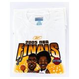 REEBOK Vintage 2005 NBA Finals T Shirt Pistons - S