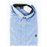 POLO LS Casual Shirt - LOFTING  - Blue XL  TAGS $1