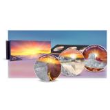 Sun in Splendour .999 Fine Silver - 3 x $1 Coins F
