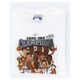REEBOK 2005 Vintage NBA Finals T Shirt  SPURS XL