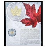The King of Our Forest -2020 Maple leaf Coin w/ Gi
