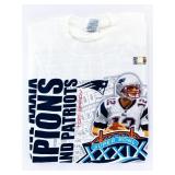 Vintage  New England Patriots Super Bowl XXI  'TOM