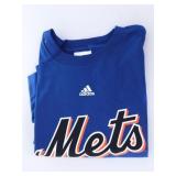 Adidas Vintage T= Shirt  METS Prime Time Royal  Si