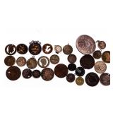 Unsearched Collection of - Love Tokens,Broaches, C