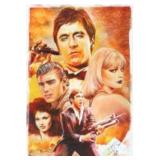 Scarface 13x19 Plate Signature  Lithograph by Tony