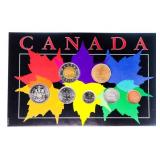 1996 BU Year Set in Maple Leaf Holder, Includes Th