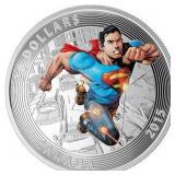 1 oz. Fine Silver Coloured Coin Ð Iconic SupermanT