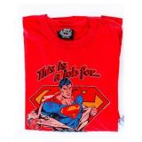 Vintage JUNK FOOD - SUPERMAN RED T Shirt Size M