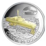 2003 $20 HMCS Bras d'Or - Sterling Silver Coin