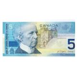 Bank of Canada 2005 Five Dollars (HOH) Sheet Chang