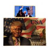 Donald Trump Gold Leaf Playing Card Set + Trump/Va