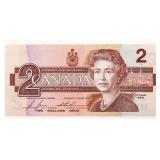 Bank of Canada 1986 Two Dollars