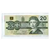 Bank of Canada 1991 Twenty Dollars  (AWS) Museum c