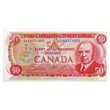 Bank of Canada 1975 Fifty Dollars -RCMP Formation