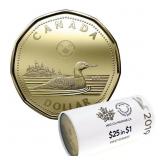RCM 2019 Special Wrap Roll $1 Coins x 25  FIRST ST