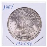 USA 1887 Silver Morgan Dollar MS64
