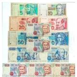 Lot of Banknotes - Italia & Croatia1