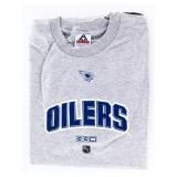 CCM - Oilers Grey Mascot T Shirt Size L