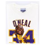 REEBOK Lakers T Shirt - O'Neal Graphic Size XL