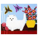 Maude Lewis -Canvas - 'Fluffy' 20 x 24' Gallery