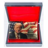 Donald Trump - 999.9 24 kt Gold Foil Playing Cards