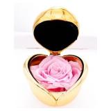 Preserved Everlasting Love Rose - HEART SHAPE 24KT