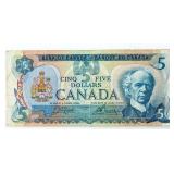 Bank of Canada 1979 Five Dollars