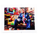 Donald Trump 11 x 14' Fine Art Giclee  - Coffee S