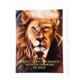 Donald Trump 11 x 14' Fine Art Giclee  - Lion