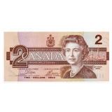 Bank of Canada 1986 Two Dollars UNC (AUH)