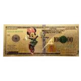 Mickey & Minnie Mouse Million Dollars Golden Colle