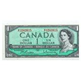 Bank of Canada 1954 One Dollar Choice UNC