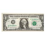 USA Federall Reserve Note Green Seal 1988 $1 UNC