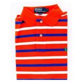 Ralph Lauren POLO Golf Shirt Orange Stripes - All