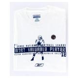 Vintage 2004 NFL MVP Peyton Manning Whit T Shirt -