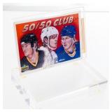 1991-92 Upper Deck Limited-Edition Triple-Signed H