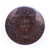NFLD 1880 One Cent VF30 ICCS
