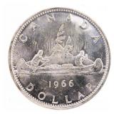 Canada 1966 Silver Dollar