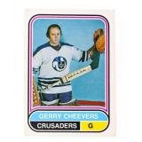 RARE 1975-76 OPC WHA # 20 CRUSADERS GERRY CHEEVERS