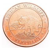 .999 Fine Pure Copper 1 oz. Round - American Wildl