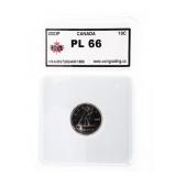 Canada 2003P Ten cents PL66 KSA
