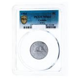 1964 Canada 5 Cents PCGS MS64 XWL