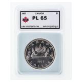 Canada 1965 Silver Dollar PL65 KSA