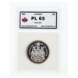 Canada 1963 Silver Fifty Cents PL 65 Cameo KSA