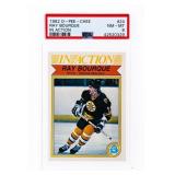 1982 OPC #24 RAY BOURQUE PSA 8
