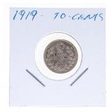 Canada 1919 Silver 10 Cents